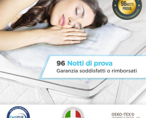 Topper memory foam su misura